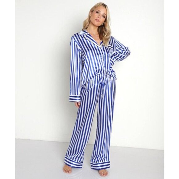 Show Me Your Mumu Classic PJ Set in Blue XSmall Womens Pants 2 piece Pajamas - Picture 11 of 13